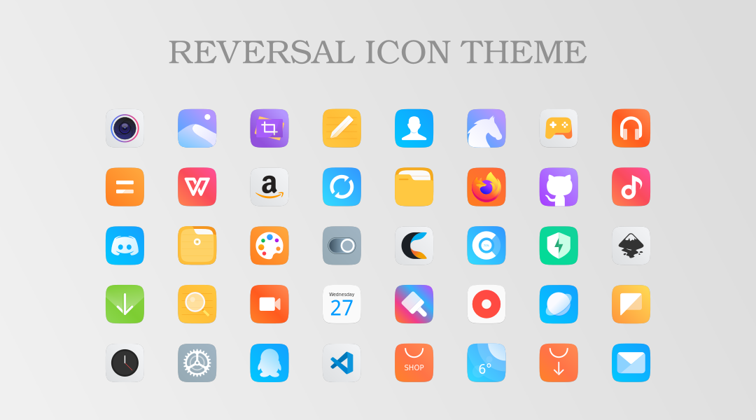 Reversal icon theme