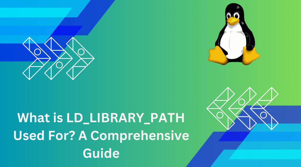 it tells about the ld_library_path on mylinuxblog