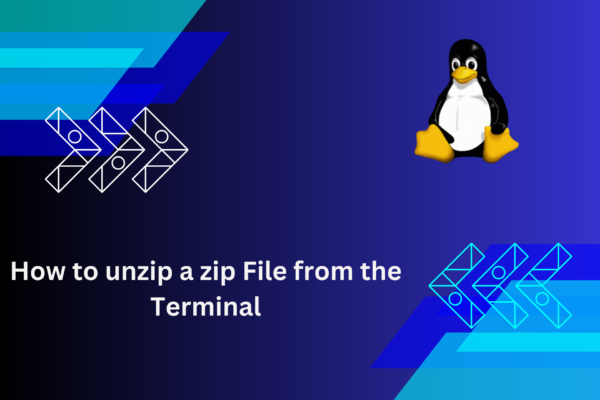 How to unzip a zip File from the Terminal