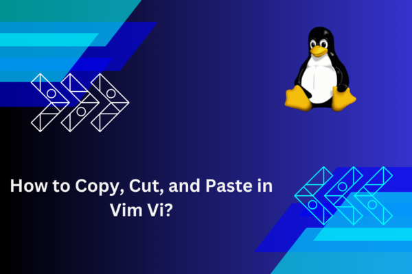 How to Copy, Cut, and Paste in Vim Vi?