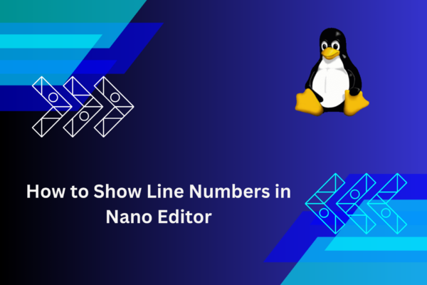 How to Show Line Numbers in Nano Editor